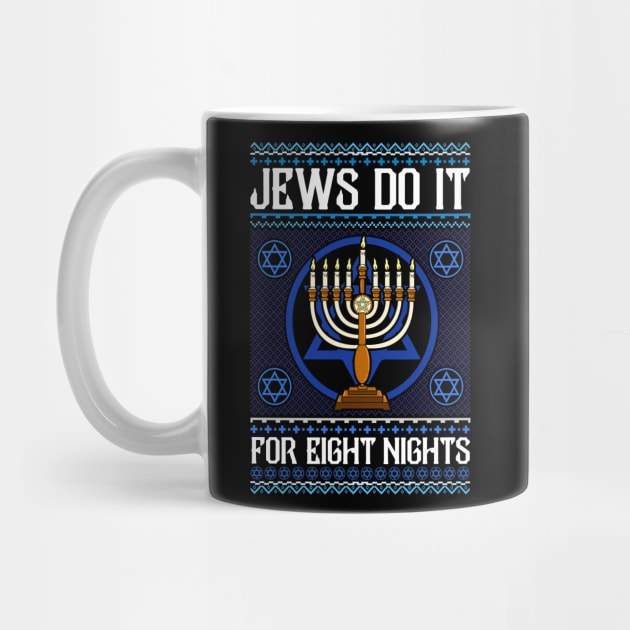 Hanukkah Gift Menorah Funny Ugly Christmas Design by Dr_Squirrel